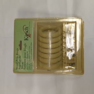 New Kirsch Drapery Rings Vintage White